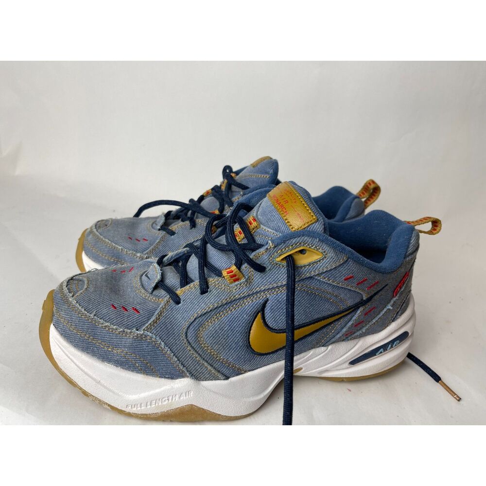Nike Air Monarch IV Denim Sneakers Father's Day, US 8 - Picture 5 of 7